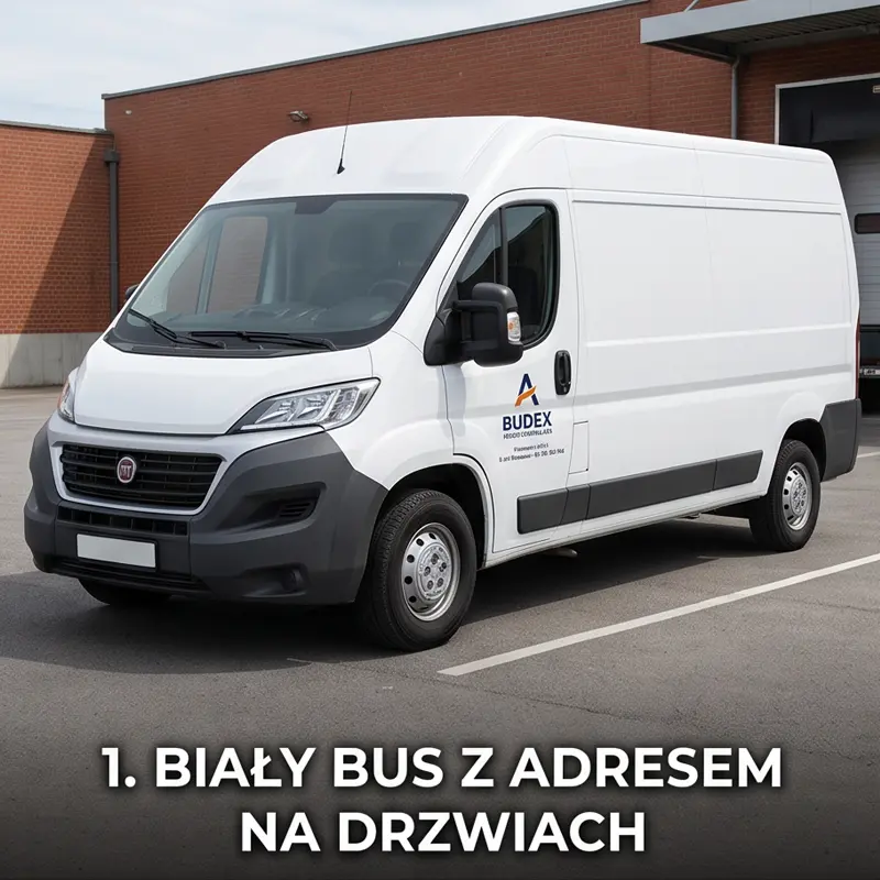 Oklejanie busa logo na drzwiach – reklama samochodowa Jarocin